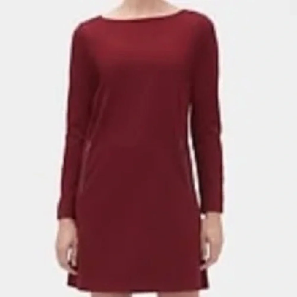 GAP Deep Red Long Sleeve Dress with zippers